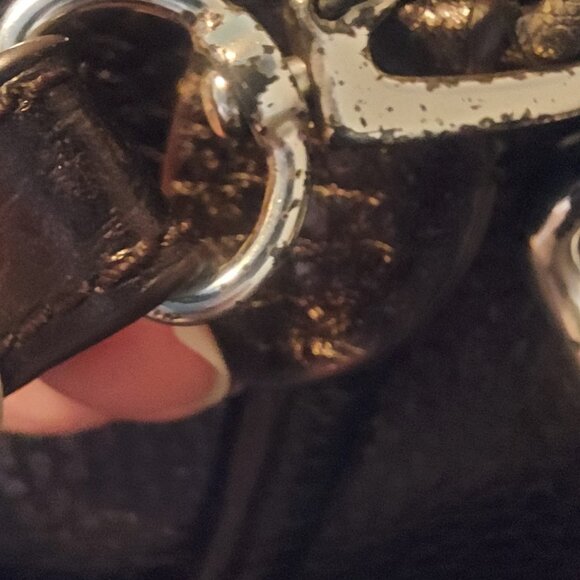 Brighton Pebbled Shiny Leather Crossbody/Handbag - Picture 16 of 16